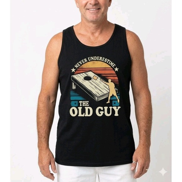 Port and Company Other - Port Company Never underestime The old  Guy Graphic Tank Top Men's  XL Black